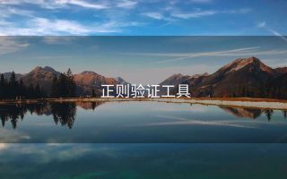 正则验证工具