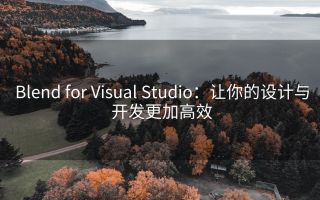 Blend for Visual Studio:让你的设计与开发更加高效