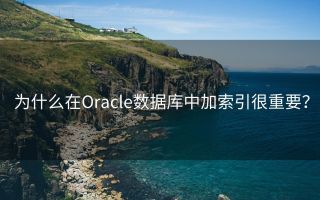 为什么在Oracle数据库中加索引很重要?