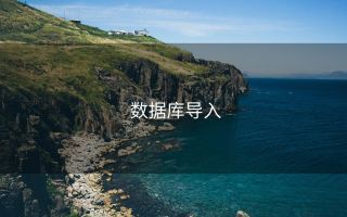 数据库导入